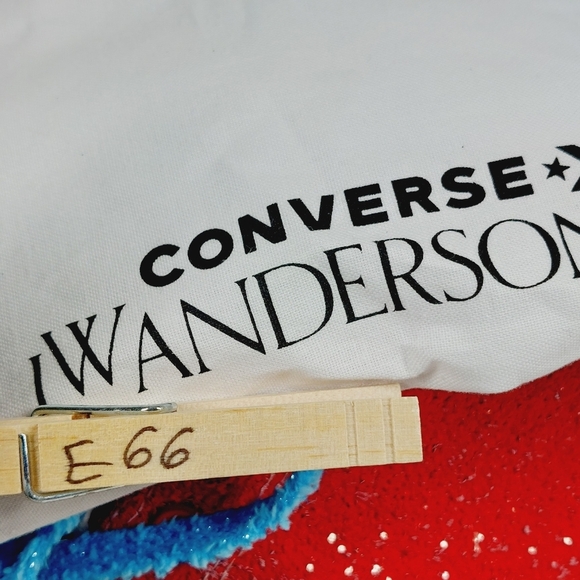 Converse Red Glitter High-Top Sneakers - Picture 12 of 12